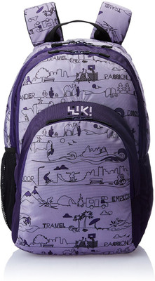 

Wildcraft 8903338051589 20 L Backpack(Multicolor), Purple.black