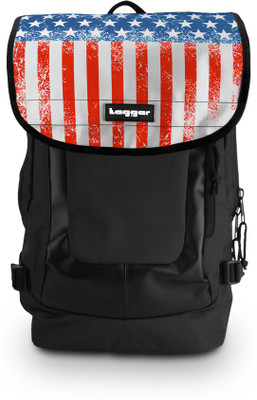 

Tagger Urban Electro Stars & Stripes Bsly_olbk (Black) Top Loaded Ultimate 21 L Laptop Backpack(Multicolor), Black;red