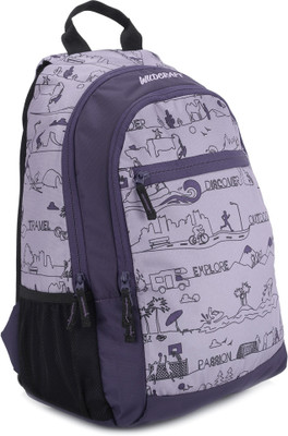 Wildcraft Ski LD Backpack(Purple, Black)