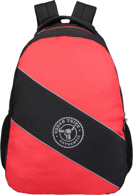 

Urban Tribe Roadster Diagonal Black-Red 30 L Laptop Backpack(Black)