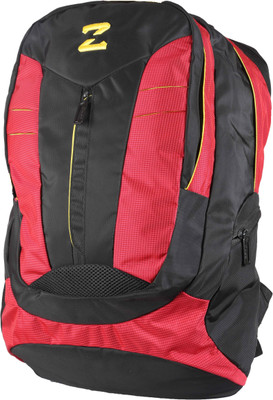 

Zwart LEAGURE 35 L Large Laptop Backpack(Black, Red)