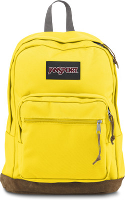 

JanSport Right Pack 31 L Laptop Backpack(Yellow), Yellow card