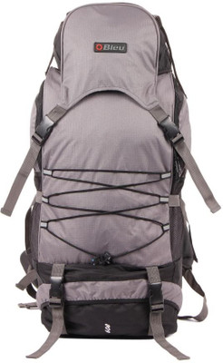 

Bleu Rucksack 60 L Large Backpack(Grey, Black), Black;grey