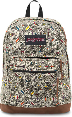 

JanSport Right Pack Expressions 31 L Laptop Backpack(Multicolor), Neutral peruvian maze