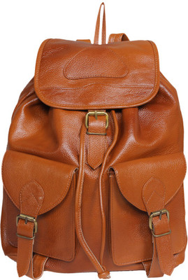 

Leatherworld Trendy 5 L Backpack(Tan)