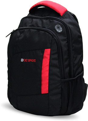 

De' Bags SCORE 15 L Laptop Backpack(Black, Red), Multicolor