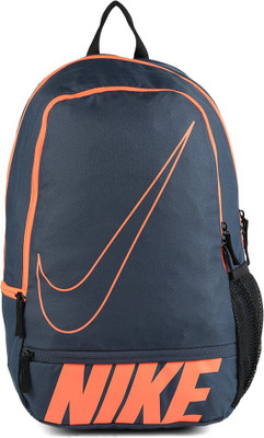 

Nike Backpack(Blue, Orange), Squadron blue/hypror/(hypror)