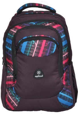 

Explorer Light Weight Water Resistant Polyester Backpack with 3 Years warrenty 2.5 L Backpack(Purple)