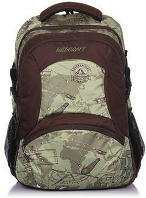

Wildcraft Curve Vo Backpack(Black, Green), Khaki