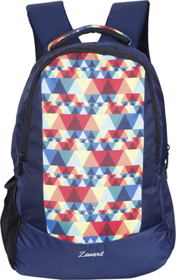 

Zwart FAZER 25 L Backpack(Multicolor), Navy blue printed