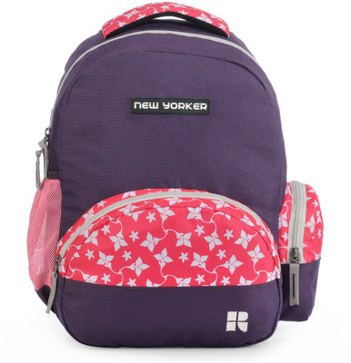 

new yorker merlinbtsi01purple 11.2 L Backpack(Multicolor), Pink and purple