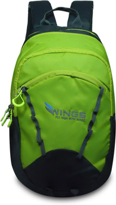 

Wings Maxico School College 38 L Backpack(Green, Black), Black;green