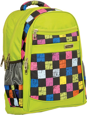 

Fabion FC-425 Chequered 30 L Large Backpack(Green), Fluoroscent green