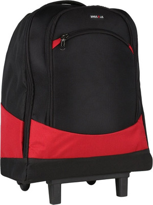 

Bags R Us Cabin Trolley 37 L Medium Trolley Backpack(Black)