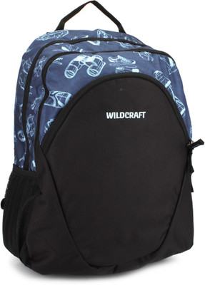 

Wildcraft Hinge Blue Backpack(Black, Blue)