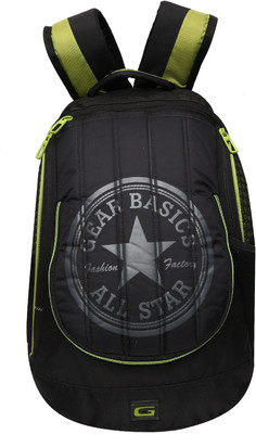 

Gear AXIS Backpack 28 L Backpack(Black), Black - green