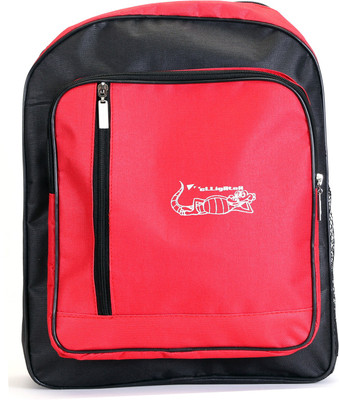 

Elligator Bag Medium Backpack(Red, Black), Red-04