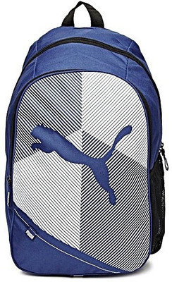 

Puma Echo Plus Medium Backpack(Blue, White), Navy-white