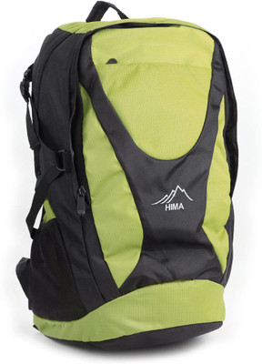 

HIMA Backpack(Black, Green), Black and green