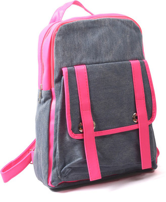 

Pochette College Backpack 5 L Medium Backpack(Blue, Pink), Blue&pink-01