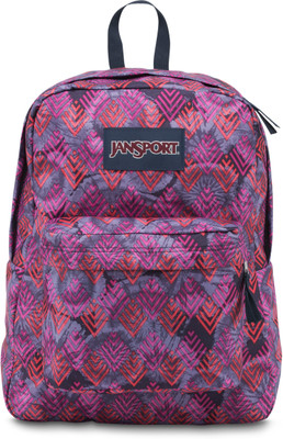

JanSport Superbreak 25 L Backpack(Purple), Multi diamond arrows
