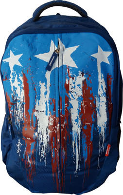 

Skybags SB Marvel Plus Caption America 02 Blue 25 L Backpack(Multicolor)