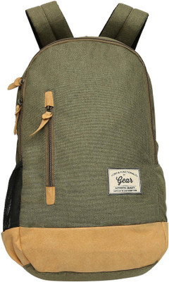 

Gear Campus 8 Backpack 24 L Backpack(Khaki, Green), Khakee-beige