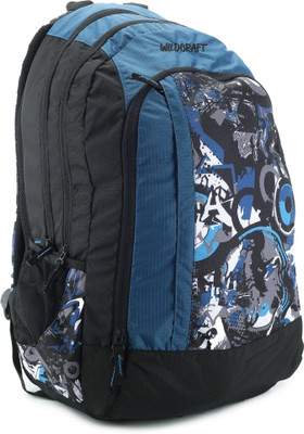 

Wildcraft Gear Battle HipHop Laptop Backpack(Blue, Black)