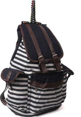 

Pochette Backpack 5 L Medium Backpack(Black, White, Blue), Multicolor-02