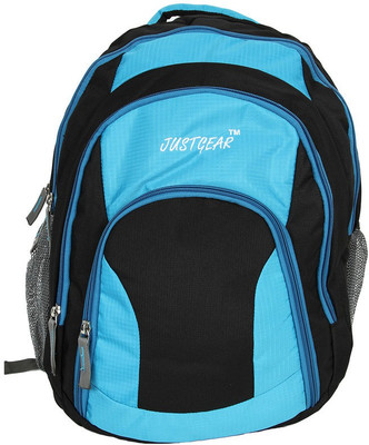 

JustGear 1352 Black and Sky Blue 20 L Backpack(Multicolor)