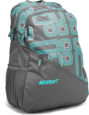 

Wildcraft Xenon Retro Backpack(Grey, Blue), Turquoise