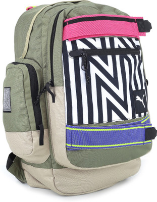 

Puma PY Blaze Backpack(Multicolor), Burnt olive and khaki