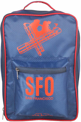 

Via Harp airport travel bp 12 L Laptop Backpack(Blue)
