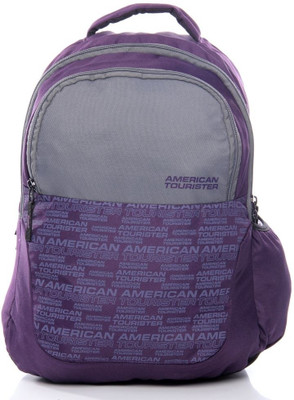 

American Tourister 10W081009 Backpack(Purple, Grey), Purple and grey