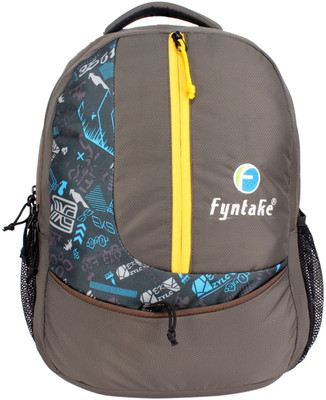 

Fyntake Fyntake backpack H-BAG 25 L Backpack(Brown), Brown with blue combination