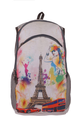 

Bags R Us Eve's 11 L Backpack(White)