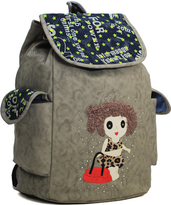 

Pochette Grey Women & Girl 12 L Backpack(Grey)