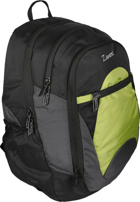 

Zwart KROVEN 25 L Medium Backpack(Black, Green), Flourescent green
