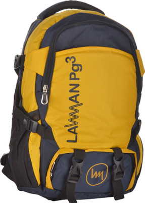 

LAWMAN PG3 NA 21 L Backpack(Blue, Yellow), Navy blue/yellow