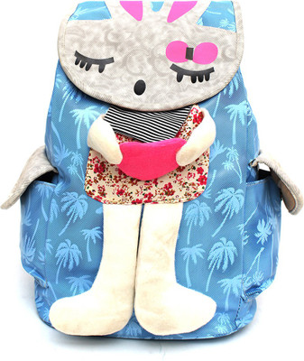 

Pochette Blue Doll Print 10 L Backpack(Blue)