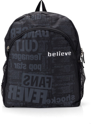 

Believe Paperprint 27 L Backpack(Black)