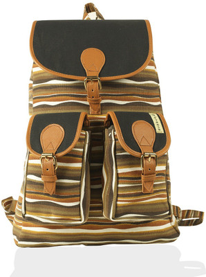 

NAVANSU canbkp-06 10 L Backpack(Multicolor, Black, Brown)