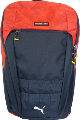 

Puma Red Bull Lifestyle 22 L Backpack(Blue, Orange), Navy blue