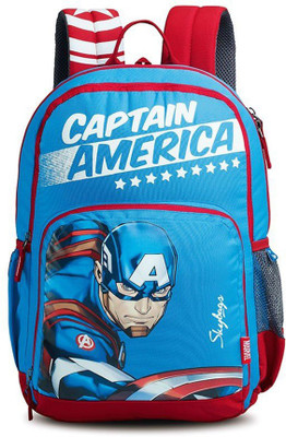 

Skybags Captain America 01 Blue 22 L Backpack(Blue), Multicolor