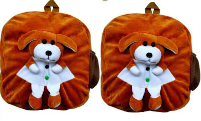 

Pandora Kids School Bag - 2 Pack of Brown Teddy 5 L Backpack(Brown)