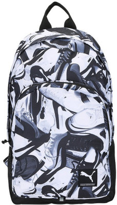 

Puma Academy 26 L Laptop Backpack(White, Grey), Black;white
