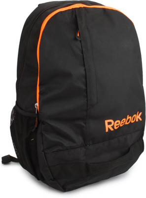 REEBOK Laptop Backpack(Black), Black and white