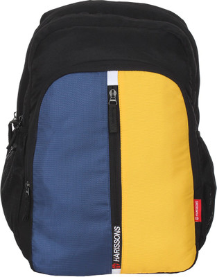 

Harissons Split 26 L Backpack(Multicolor), Navy blue;yellow