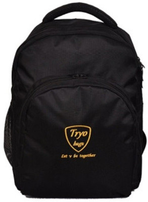 

Tryo TLP90013ZBLK 15.6 L Medium Backpack(Black)