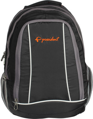 

President SHINY-BLACK 35 L Backpack(Black)